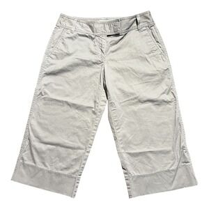 Ann Taylor LOFT Marisa‎ Crop Capri Pants Women's Size 4 Grey Casual